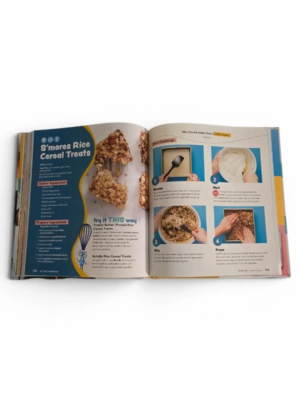 My First Cookbook America's Test Kitchen Kids Hardcover Recipe Book
